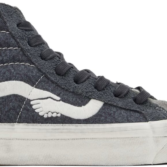 Vans x Notre Sk8 Hi Reissue 38 Lx Notre Raven Grey VN000CR0RVN MENS 12 NEW RARE - Picture 4 of 10